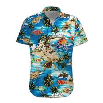 Sea Turtle Hawaii Shirt, S For Men Short Sleeve Aloha Beach Shirt Unisex Hawaiian Shirt Aloha Shirt | Newhawaiianshirts