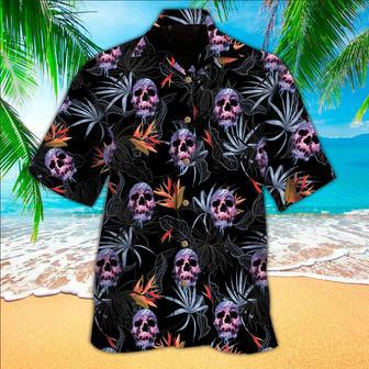 Skull Aloha Hawaii Shirt, Perfect For Skull Lover Unisex Hawaiian Shirt Aloha Shirt | Newhawaiianshirts AU