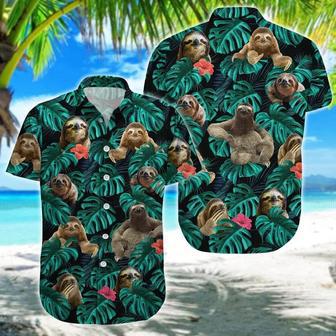 Sloth Hawaii Shirt, Sloth Shirts, Shirt For Men, Hawaiian Shirts, Sloth Gifts Summer Gifts | Newhawaiianshirts