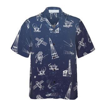 Spaceship And Spaceman Hawaiian Shirt For Men And Women Summer Gifts | Newhawaiianshirts AU