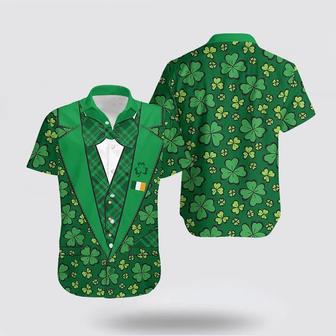 St Patrick�S Day Hawaiian Shirt, St Patrick�S Day Hawaiian Shirt Suit Four Leaves Clover Style, St Patrick's Day Shirts Summer Gifts | Newhawaiianshirts AU