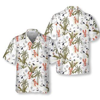 Summer Island Of Lobster Hawaiian Shirt, Tropical Lobster Shirt For Men & Women, Lobster Gift Idea Summer Gifts | Newhawaiianshirts