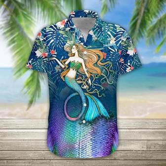 Summer Mermaid Hawaiian Shirt, Hawaiian Shirt For Women Summer Gifts | Newhawaiianshirts DE