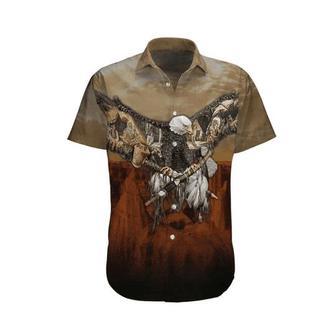 Symmetrycal Native America Watercolor Design Hawaiian Shirt Summer Gifts | Newhawaiianshirts UK