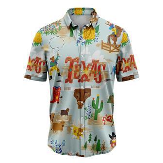 Texas Cowboy Hawaiian Shirt, Summer Gift, Hawaiian Shirts For Men, Aloha Beach Shirt Summer Gifts | Newhawaiianshirts UK