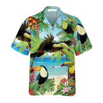 Toucan Tropical Beach Hawaiian Shirt, Funny Toucan Shirt For Men & Women Summer Gifts | Newhawaiianshirts