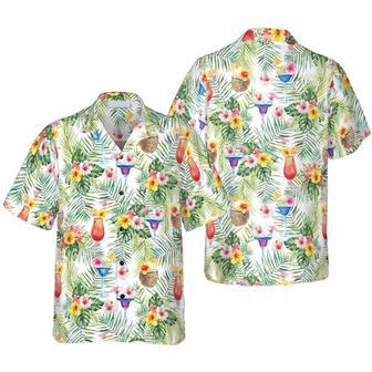 Tropical Cocktail Shirt For Men Hawaiian Shirt For Men And Women Summer Gifts | Newhawaiianshirts