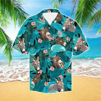 Tropical Donkey , For Men And Women Unisex Hawaiian Shirt Aloha Shirt | Newhawaiianshirts UK