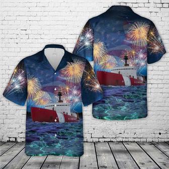 United States Coast Guard Uscgc Polar Sea Of July Unisex Hawaiian Shirt Aloha Shirt | Newhawaiianshirts CA