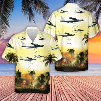 Us Air Force Boeing Dropping Bombs On Vietnam Hawaiian Shirt Summer Gifts | Newhawaiianshirts UK