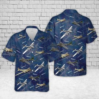 Us Air Force Boeing Flying Fortress In Hawaiian Shirt For Men Dad Veteran, Patriot Day Shirt Summer Gifts | Newhawaiianshirts CA