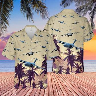 Us Air Force Boeing Globemaster Iii Hawaiian Shirt Summer Gifts | Newhawaiianshirts UK