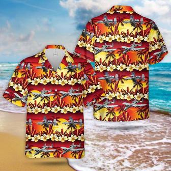 Us Air Force Fairchild Republic Thunderbolt Ii Hawaiian Shirt For Men And Women Summer Gifts | Newhawaiianshirts AU