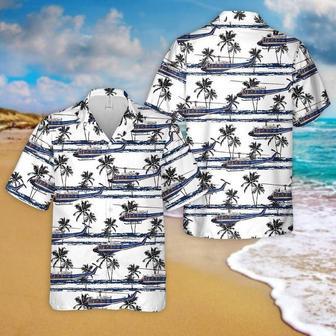 Us Air Force Helicopter Hawaiian Shirt For Men Dad Veteran Summer Gifts | Newhawaiianshirts UK