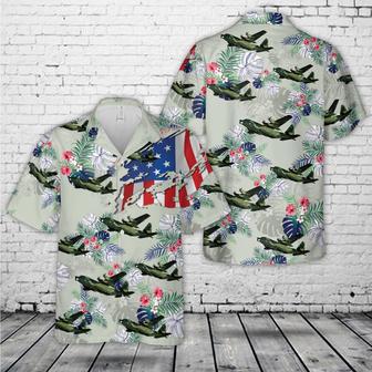 Us Air Force Lockheed Combat Talon I Sos In Flight 1980 Hawaiian Shirt Summer Gifts | Newhawaiianshirts AU