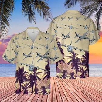 Us Air Force Lockheed Hercules Hawaiian Shirt, Of July Hawaiian Shirt For Men Dad Summer Gifts | Newhawaiianshirts CA