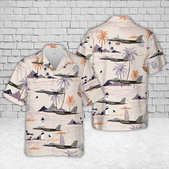 Us Air Force Mcdonnell Douglas Eagle 84-0027 Of The Fighter Squadron Hawaiian Shirt Summer Gifts | Newhawaiianshirts UK