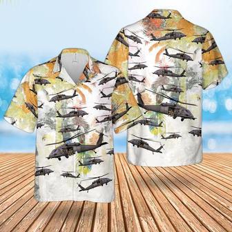 Us Air Force Sikorsky Pave Hawk Hawaiian Shirt, Of July Hawaiian Shirt For Men Dad Veteran Summer Gifts | Newhawaiianshirts