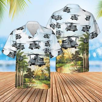 Us Air Force Sikorsky Pave Low Hawaiian Shirt, Of July Hawaiian Shirt For Men Dad Veteran Summer Gifts | Newhawaiianshirts AU