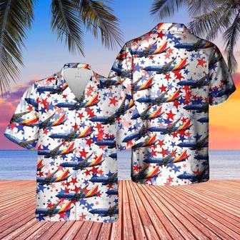 Us Airlines 3 Boeing Of July , Patriotic For Men Unisex Hawaiian Shirt Aloha Shirt | Newhawaiianshirts AU