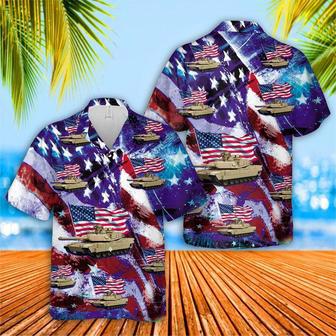 Us Army Abrams Of July Hawaiian Shirt Summer Gifts | Newhawaiianshirts DE