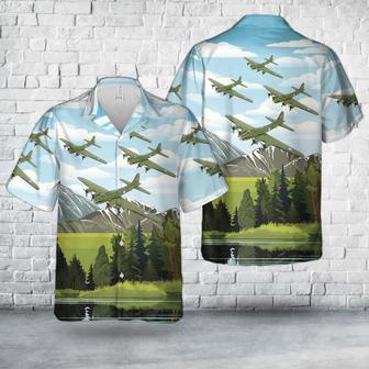 Us Army Air Corps Boeing Flying Fortress "Boeing Bee" Hawaiian Shirt, Of July Hawaiian Shirt Summer Gifts | Newhawaiianshirts AU