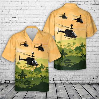 Us Army Airborne Kiowa Warrior Hawaiian Shirt, Of July Shirt For Men Summer Gifts | Newhawaiianshirts AU