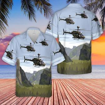 Us Army Airborne Kiowa Warrior Hawaiian Shirt, Of July Shirt Summer Gifts | Newhawaiianshirts AU