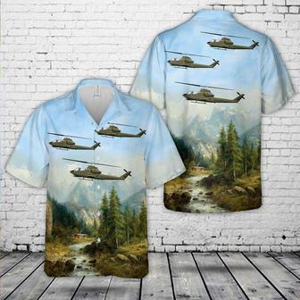 Us Army Aviation Battalion Cobra Gunship Unisex Hawaiian Shirt Aloha Shirt | Newhawaiianshirts CA