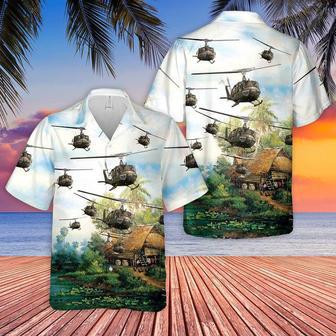 Us Army Bell Huey Hawaiian Shirt Short Sleeve, Of July Shirt For Adult Summer Gifts | Newhawaiianshirts UK