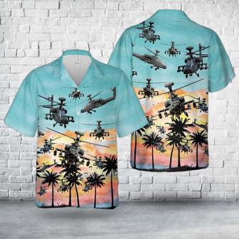 Us Army Boeing Apache Hawaiian Shirt, Of July Hawaiian Shirts Short Sleeve Summer Gifts | Newhawaiianshirts