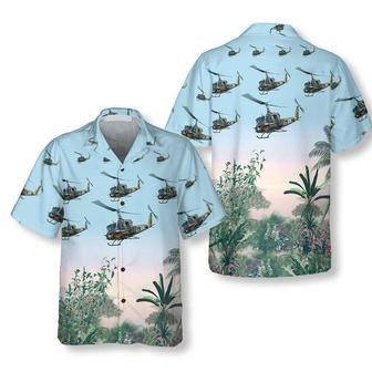 Us Army Helicopter Hawaiian Shirt, Tropical Helicopter Shirt For Men Summer Gifts | Newhawaiianshirts DE