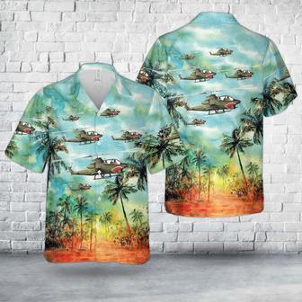 Us Army Huey Cobra Gunship (Snake) Hawaiian Shirt Summer Gifts | Newhawaiianshirts CA