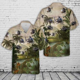 Us Army Md Helicopters Little Bird Hawaiian Shirt, Of July Shirt For Adult Summer Gifts | Newhawaiianshirts AU