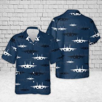 Us Navy Tomcat Silhouette Hawaiian Shirt, Of July Hawaiian Shirt Summer Gifts | Newhawaiianshirts CA