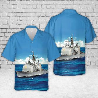 Us Navy Uss Cape St. George Hawaiian Shirt For Men Dad Veteran Summer Gifts | Newhawaiianshirts DE