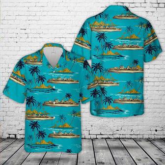 Us Navy Uss Dixie Hawaiian Shirt For Men Dad, Veteran Summer Gifts | Newhawaiianshirts CA