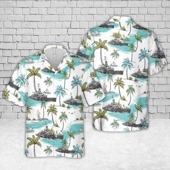 Us Navy Uss Harrison Hawaiian Shirt, Of July Hawaiian Shirt Summer Gifts | Newhawaiianshirts CA