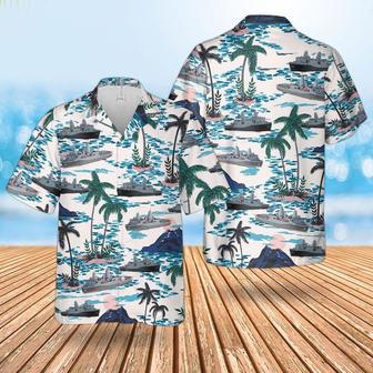 Us Navy Uss New York Hawaiian Shirt For Men Dad Veteran Summer Gifts | Newhawaiianshirts CA