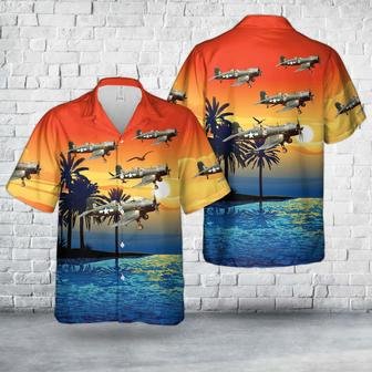 Us Navy Vought Corsair Of Bombing Fighter Squadron 82 "Checkmates" Hawaiian Shirt Summer Gifts | Newhawaiianshirts DE