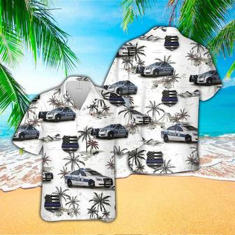 U.S Police Car Patterm , Gift For Police Unisex Hawaiian Shirt Aloha Shirt | Newhawaiianshirts UK