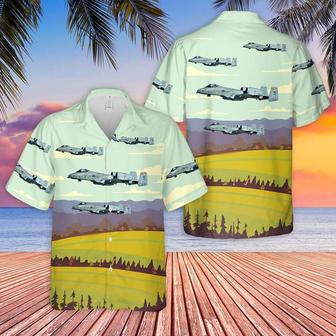 Usaf Fighter Squadron Maryland Air National Guard Thunderbolt Ii Hawaiian Shirt Summer Gifts | Newhawaiianshirts