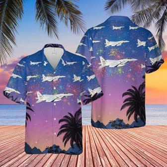 Usaf Massachusetts Air National Guard Fighter Wing Eagles Hawaiian Shirt Summer Gifts | Newhawaiianshirts CA