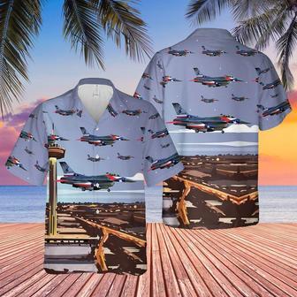 Usaf Texas Air National Guard Fighter Squadron Fighting Falcon Hawaiian Shirt Summer Gifts | Newhawaiianshirts DE