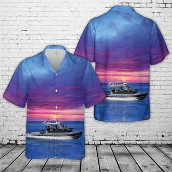 Uscg Transportable Port Security Boat Unisex Hawaiian Shirt Aloha Shirt | Newhawaiianshirts UK