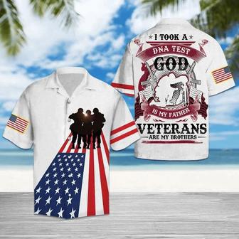 Veterans Of America God Is My Father Hawaiian Shirt Summer Gifts | Newhawaiianshirts UK