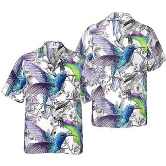 Vintage Hummingbirds Hawaiian Shirt For Men And Women Summer Gifts | Newhawaiianshirts DE