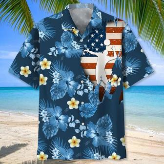 Volleyball American Flag Flower , Volleyball Shirt, Sports Team Group Shirts Unisex Hawaiian Shirt Aloha Shirt | Newhawaiianshirts CA