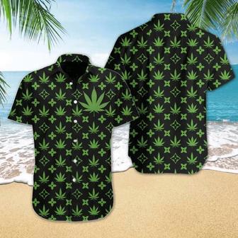 Weed Yellow Green And Black Design Hawaiian Shirt Summer Gifts | Newhawaiianshirts