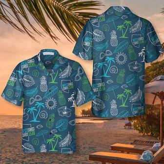 West Coast Best Coast Tropical , Summer For Men And Women Unisex Hawaiian Shirt Aloha Shirt | Newhawaiianshirts UK